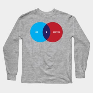 Ice T Mister T venn diagram Long Sleeve T-Shirt